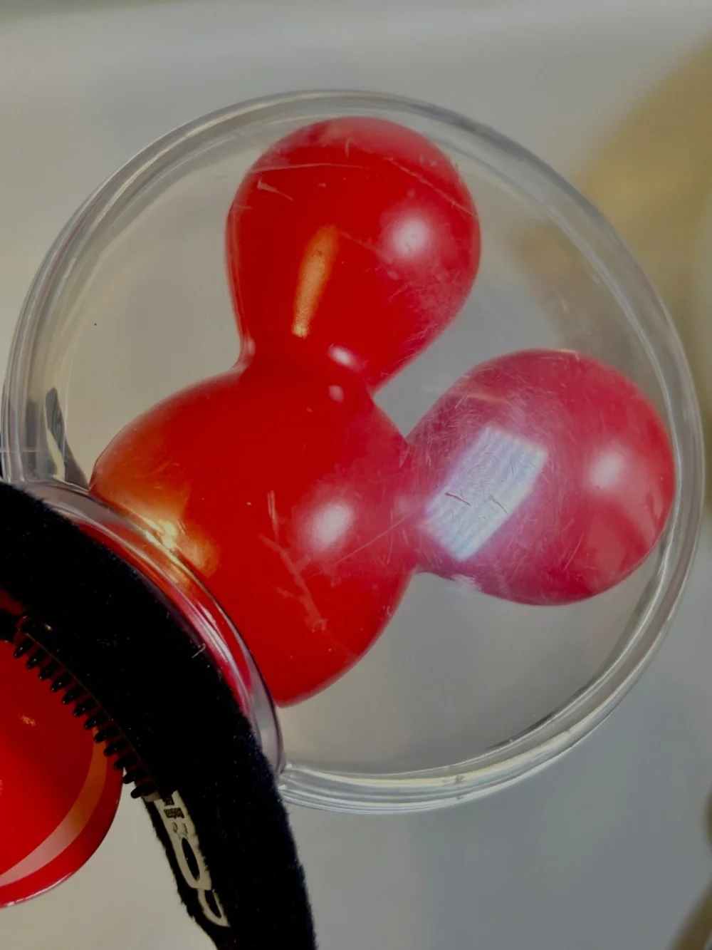 Disney Parks Mickey Mouse Ears Headband Light Up Red Balloons Best Day Ever NWT